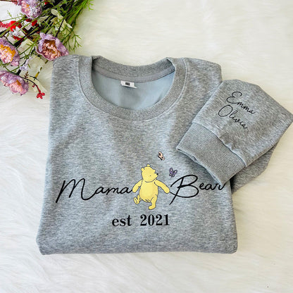 Personalized Mama Bear T-shirt/Sweatshirt/Hoodie - Gift For Mom