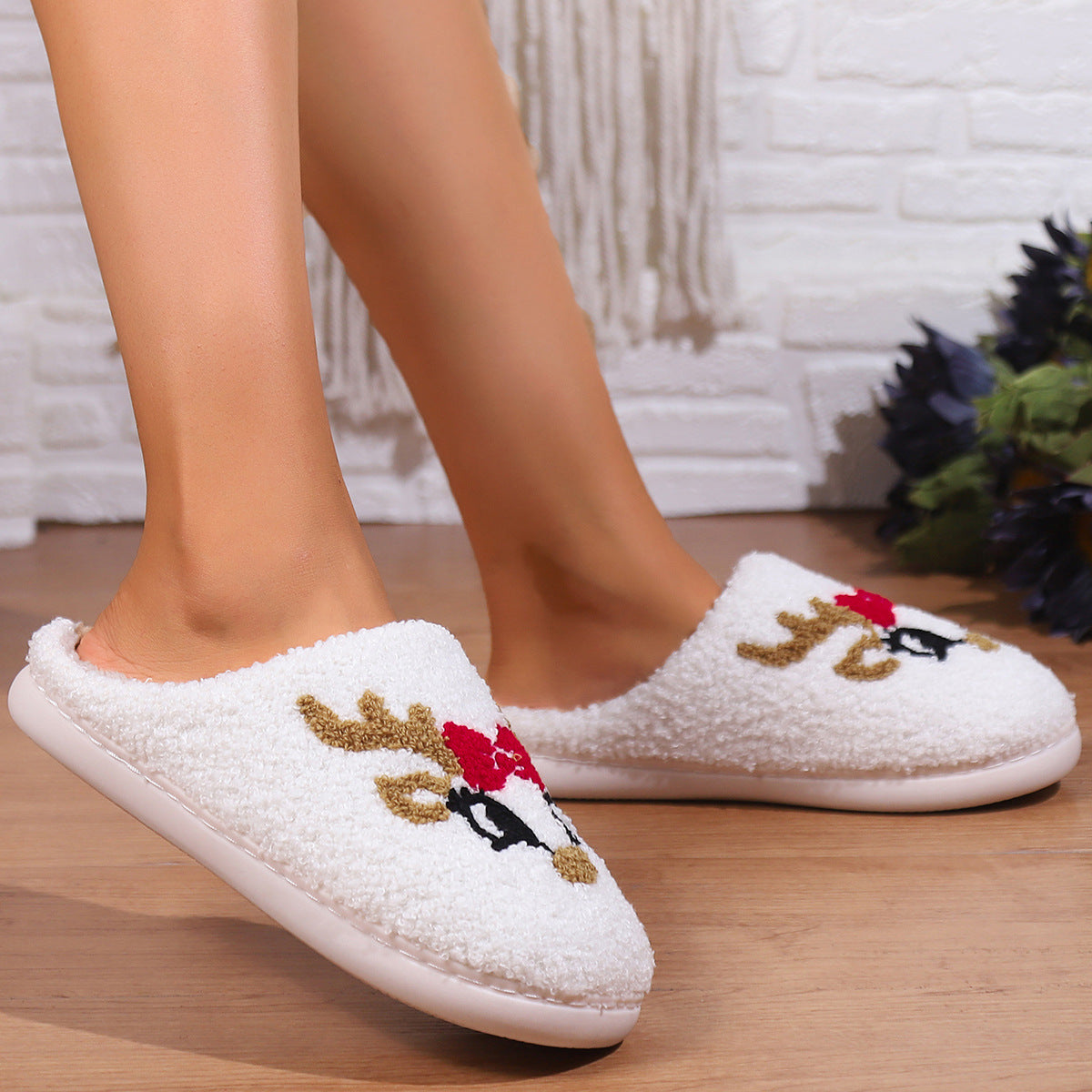 Reindeer Slippers