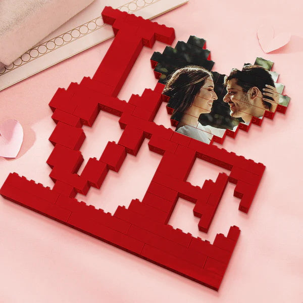 Custom Mother's Day Gifts Photo Block Personalised Brick Puzzles Gifts for MOM