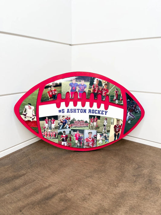 Personalized Photo Collage Basketball - Football