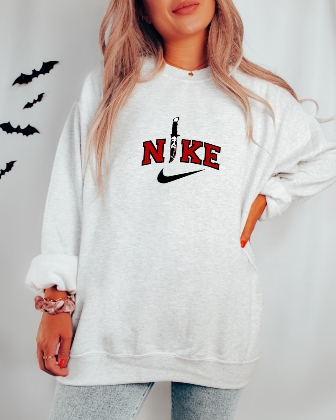 Scream Red Knife Crewneck