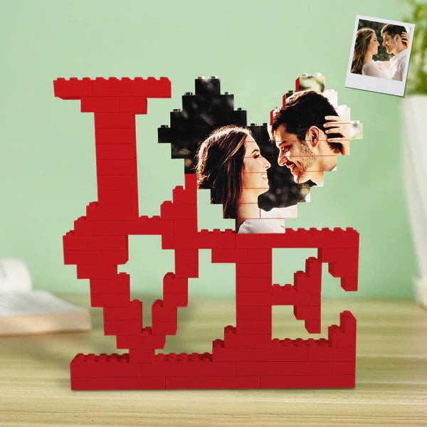 Custom Mother's Day Gifts Photo Block Personalised Brick Puzzles Gifts for MOM