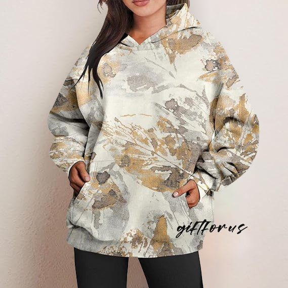 Unisex Oversized camouflage maple leaves Hoodie (Buy 2 Free Shipping)