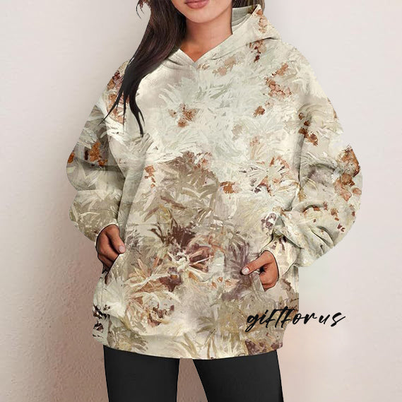 Unisex Oversized camouflage maple leaves Hoodie (Buy 2 Free Shipping)