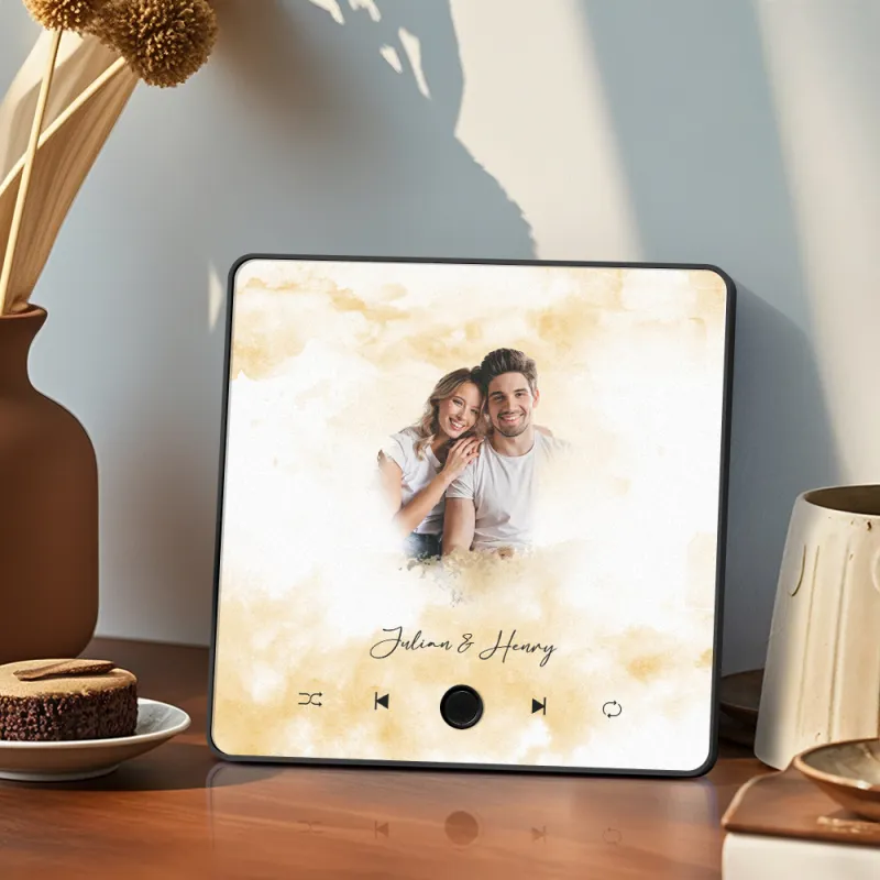 Customized Music Fridge Magnet Personalized Photo Fridge Magnet Can Play Songs and Adjust Volume