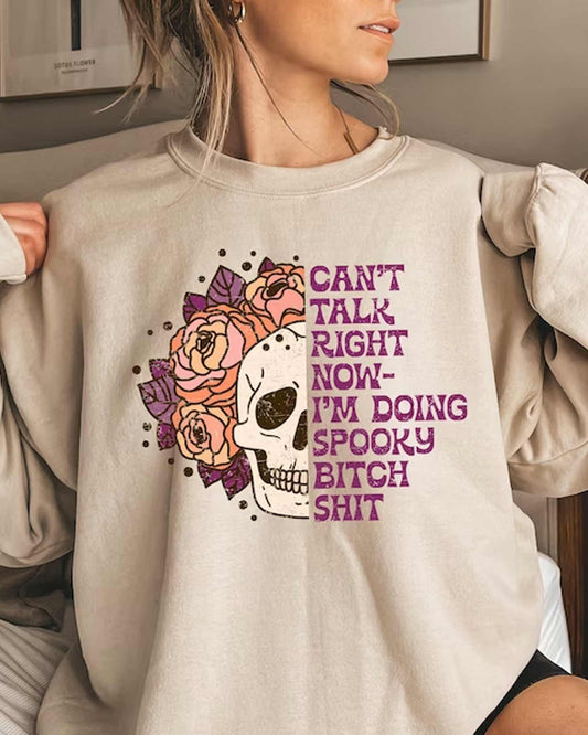 I’m Doing Spooky Bitch Shit – Halloween Sweatshirt