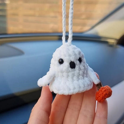 Halloween funny little ghost handmade pendant