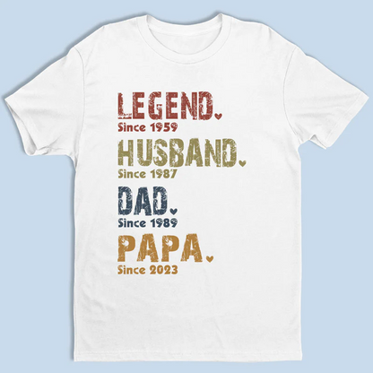 Family Personalized Custom Unisex T-shirt/ Sweatshirt/Hoodie-Father's Day gift