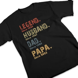 Family Personalized Custom Unisex T-shirt/ Sweatshirt/Hoodie-Father's Day gift