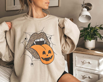 Halloween Lips Sweatshirt