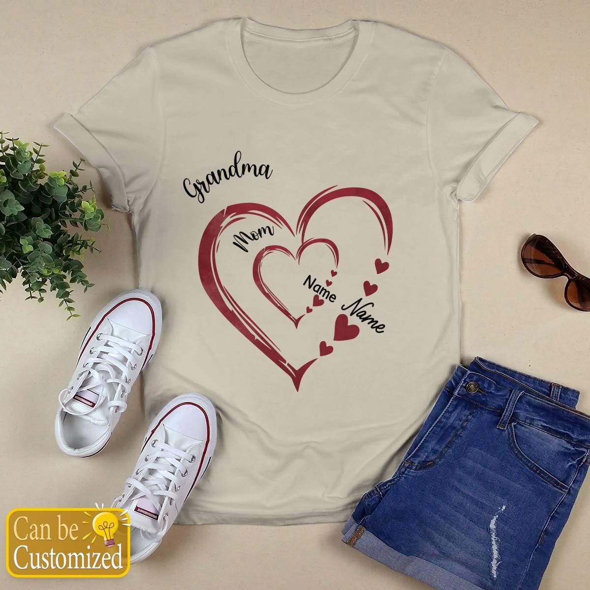 Mommy's Heart Sweethearts Family Customized T-shirt/Sweatshirt/Hoodie