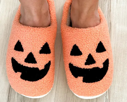 Pumpkin slippers