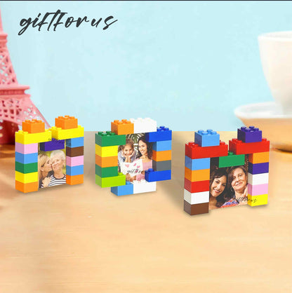 Custom Mother's Day Gifts Photo Block Personalised Brick Puzzles Gifts for MOM