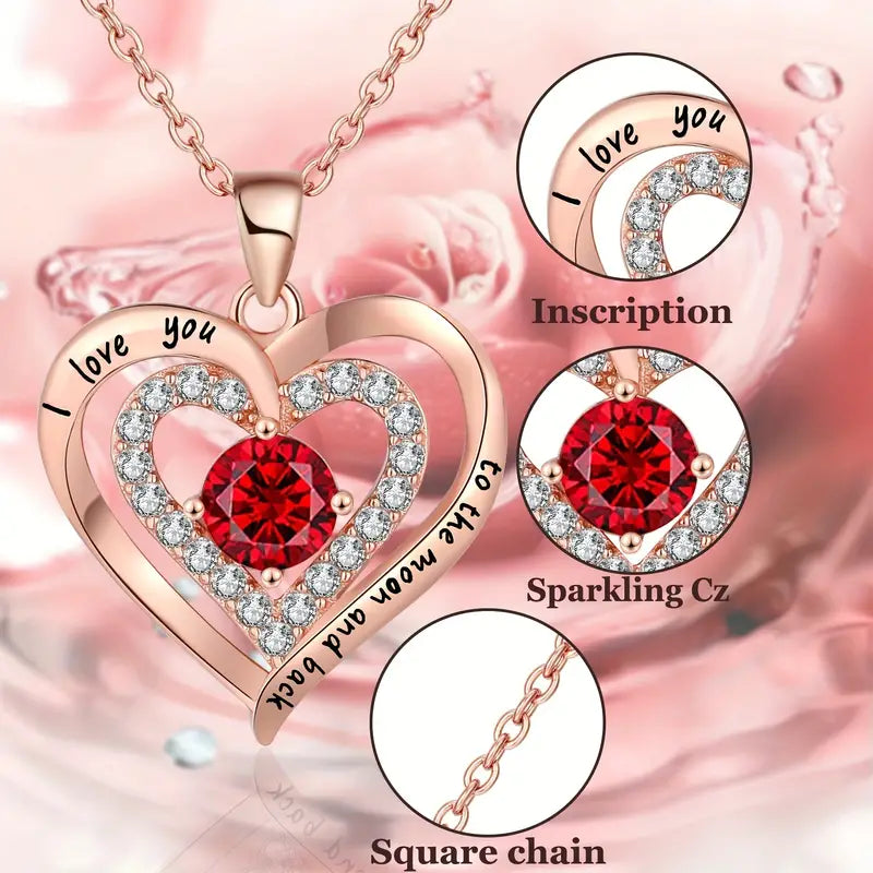 50% OFF❤️I Love You Heart Shaped Confession Necklace Gift Mother‘s Day Gifts