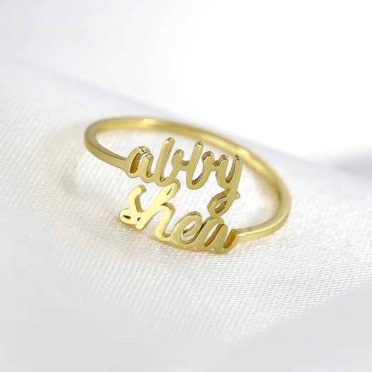 Personalized Name Ring