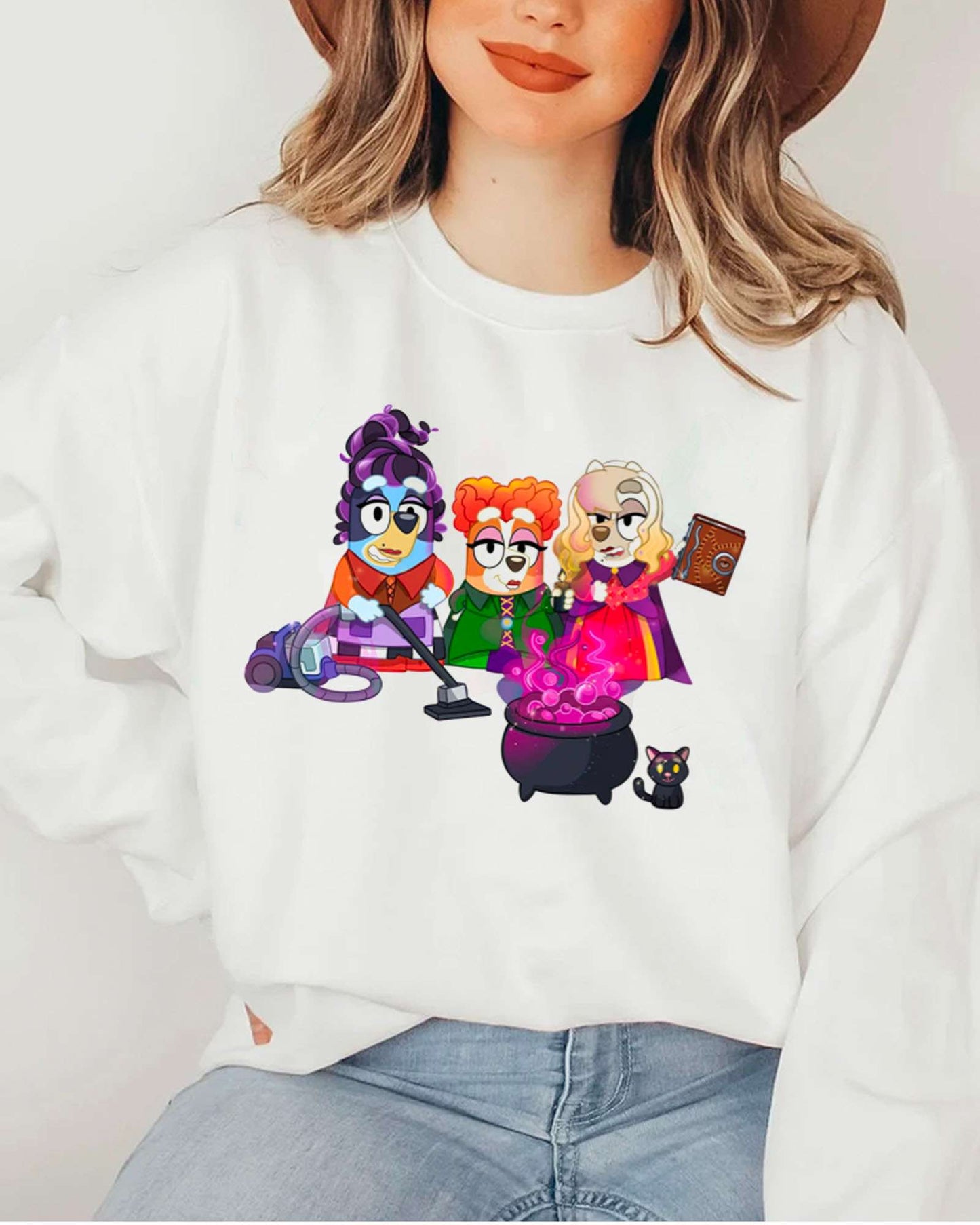 Bluey Hocus Pocus Halloween Sweatshirt