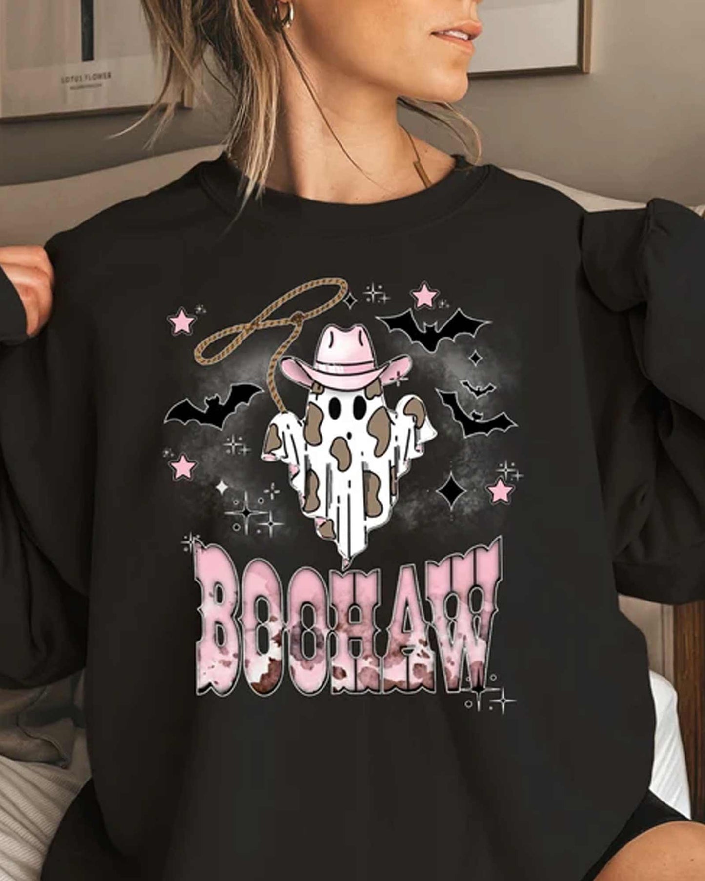 Halloween Boo Haw Sweatshirt