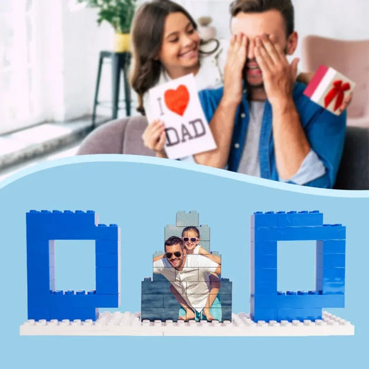 50%OFF Father’s Day Gift: Personalized Dad Photo Brick Puzzle