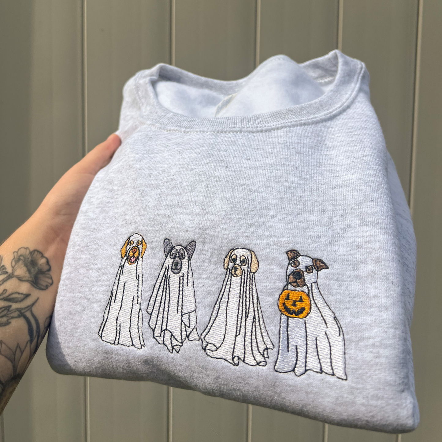 Ghost Dog Crewneck For Halloween