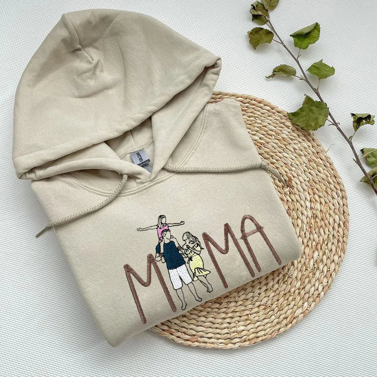 50% OFF⭐️Custom Mama Embroidered Sweatshirt With Your Photo