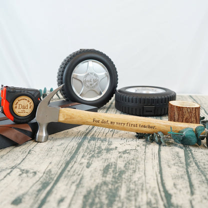 Personalized Tape Measure Hammer Set - Best Gift For Dad