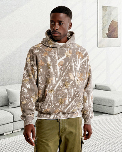 Unisex Oversized camouflage maple leaves Hoodie (Buy 2 Free Shipping)