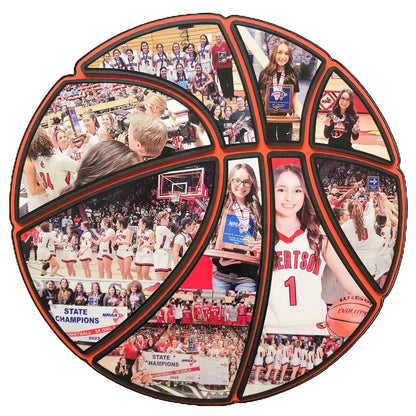 Personalized Photo Collage Basketball - Football