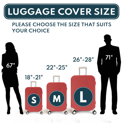 Custom Funny Photo For Friends Family Vacation Traveling - Personalized Photo Luggage Cover