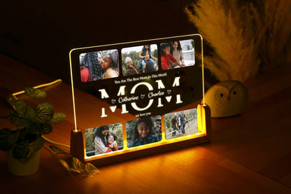 Personalized Custom Photo Night Light – Perfect Gift for Mom