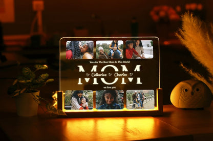 Personalized Custom Photo Night Light – Perfect Gift for Mom