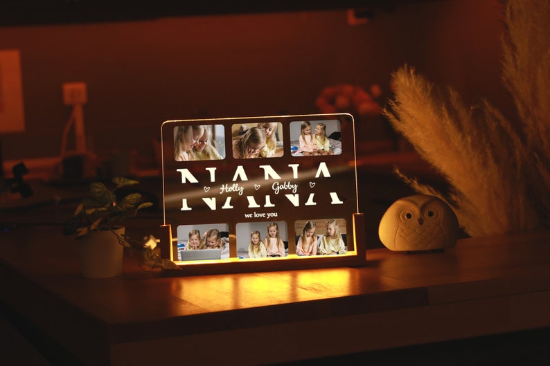 Personalized Custom Photo Night Light – Perfect Gift for Mom