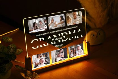 Personalized Custom Photo Night Light – Perfect Gift for Mom