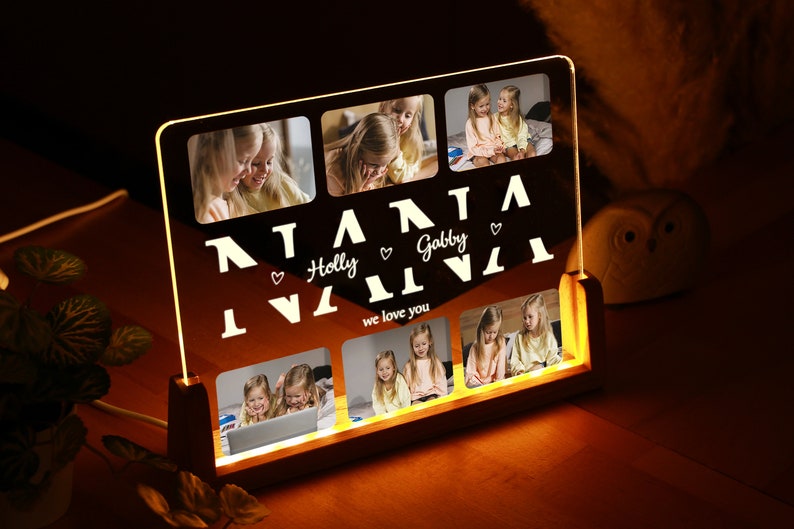 Personalized Custom Photo Night Light – Perfect Gift for Mom