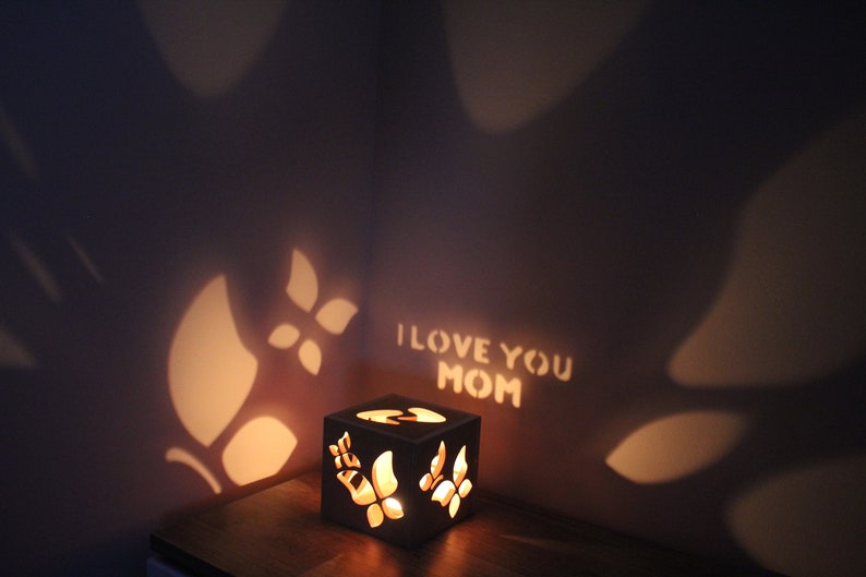 Candlestick Glow Night Lamp Shade Mother's Day Gift