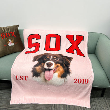 50%OFF⭐️Custom Pet Portrait Blanket