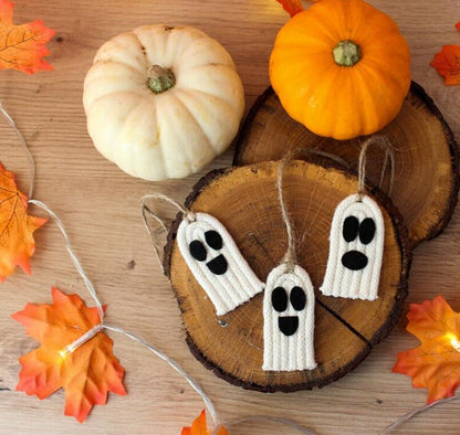 Halloween funny little ghost handmade pendant