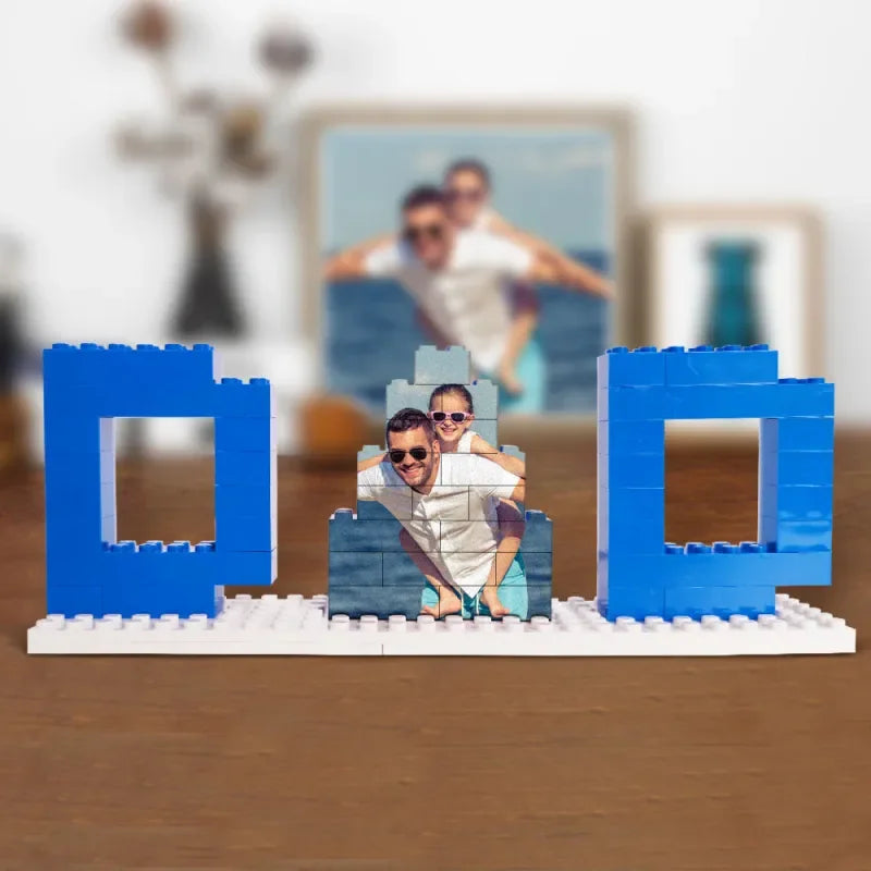 50%OFF Father’s Day Gift: Personalized Dad Photo Brick Puzzle