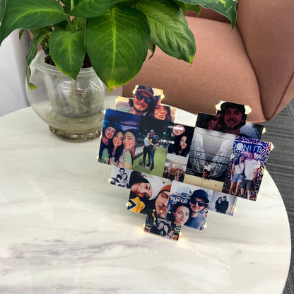 ⭐️Custom Heart Shape Photo Collage Lamp with Your Photos