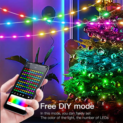 Smart RGB LED Christmas Tree Lights🎄50% OFF