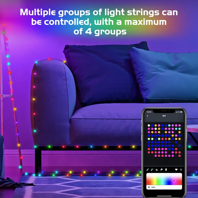 Smart RGB LED Christmas Tree Lights🎄50% OFF