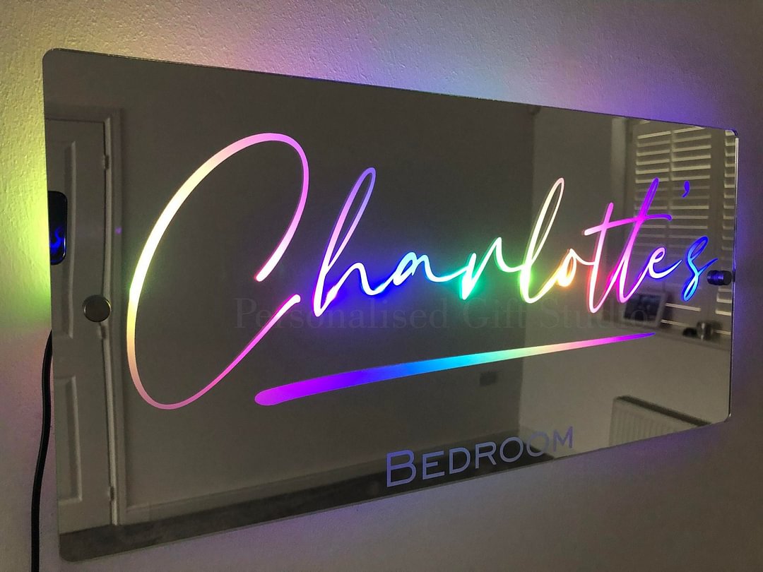 Custom Bedroom LED Magic Mirror