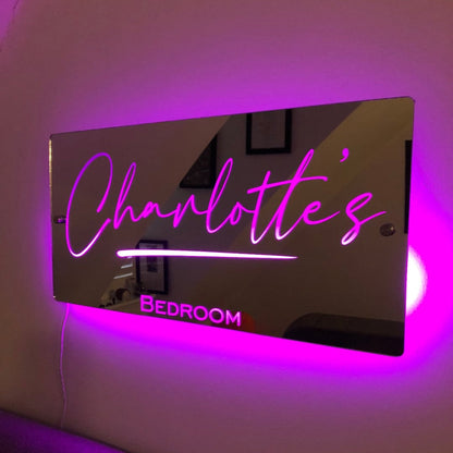 Custom Bedroom LED Magic Mirror